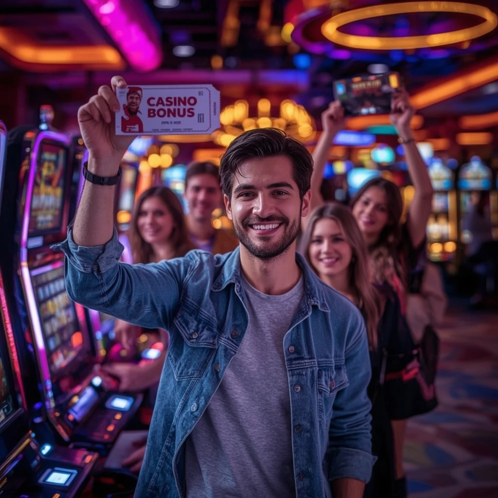 une personne tenant un bonus Winorama Casino