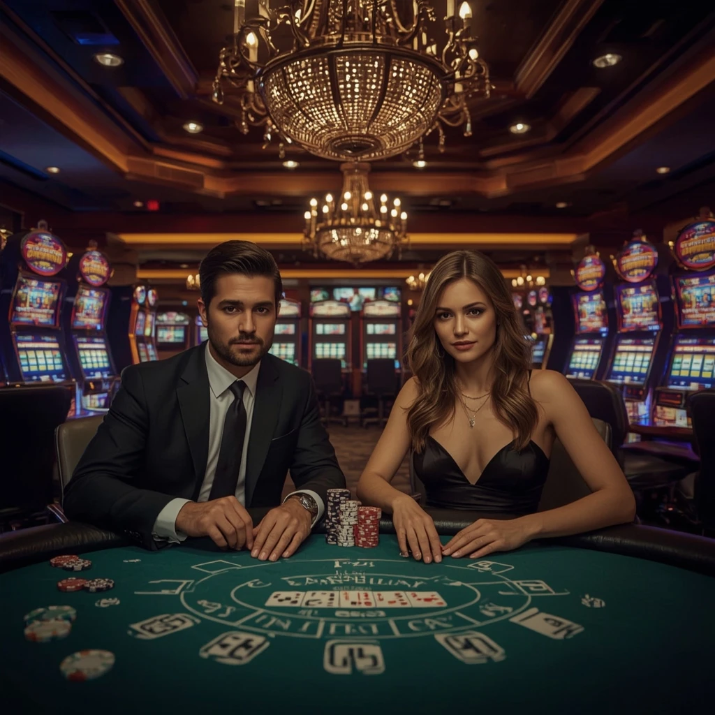 Deux joueurs de poker au Winorama Casino